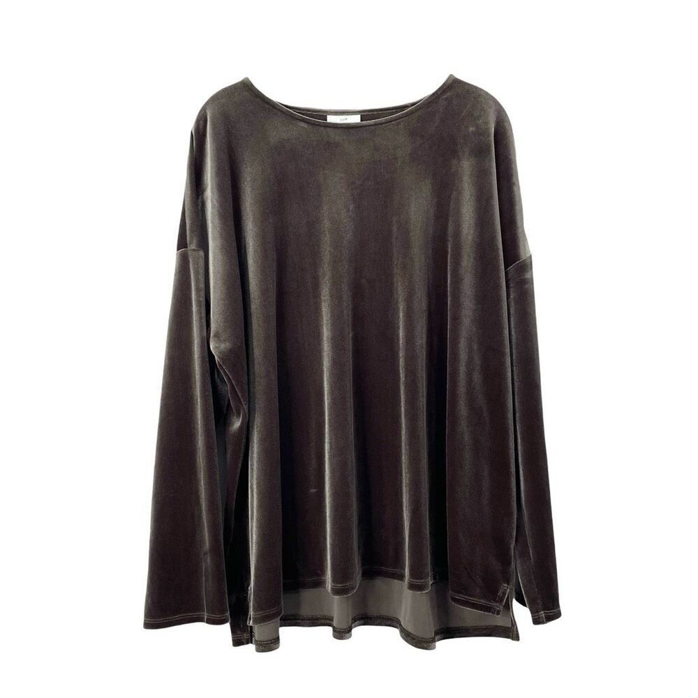J. Jill velvet top‎ blouse Size XL boho lagenlook